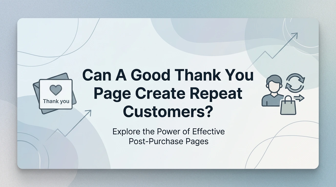 How a Great "Thank You" Page Creates Repeat Customers